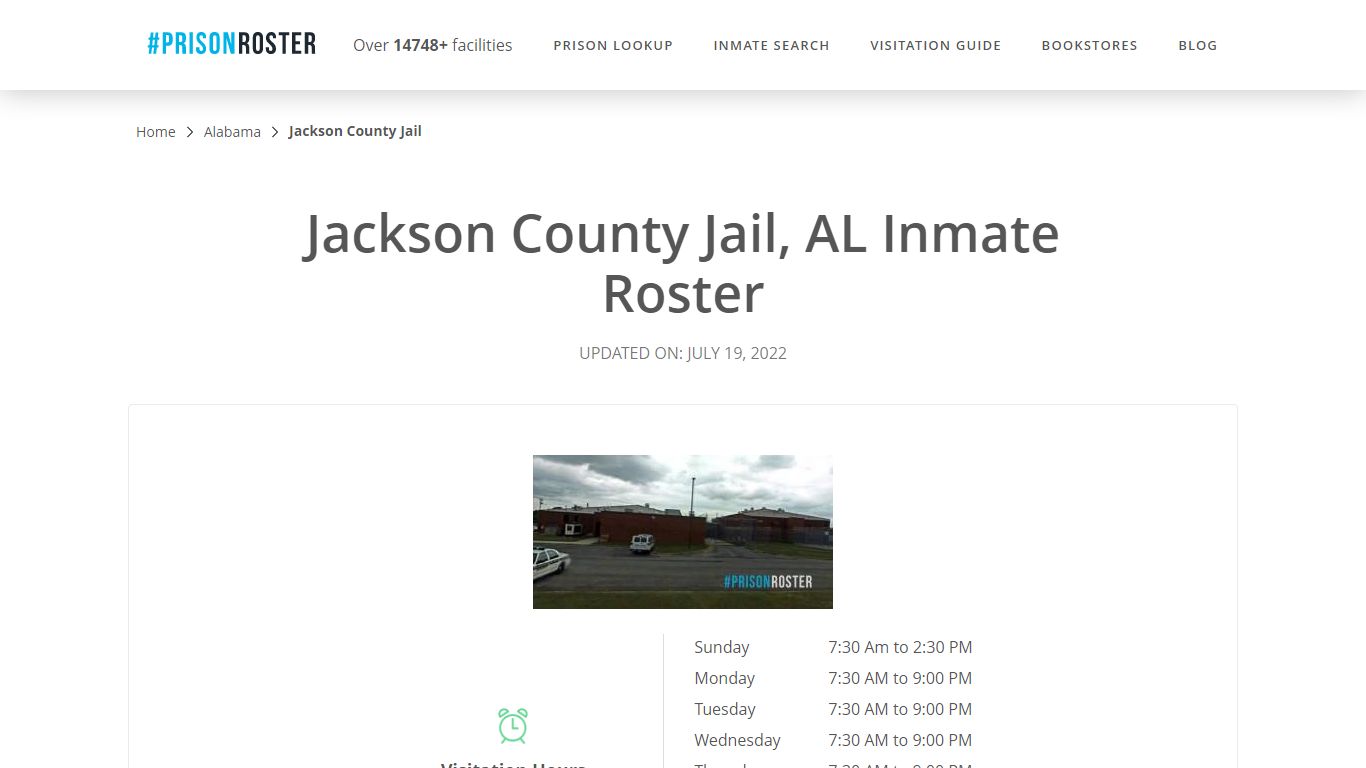 Jackson County Jail, AL Inmate Roster